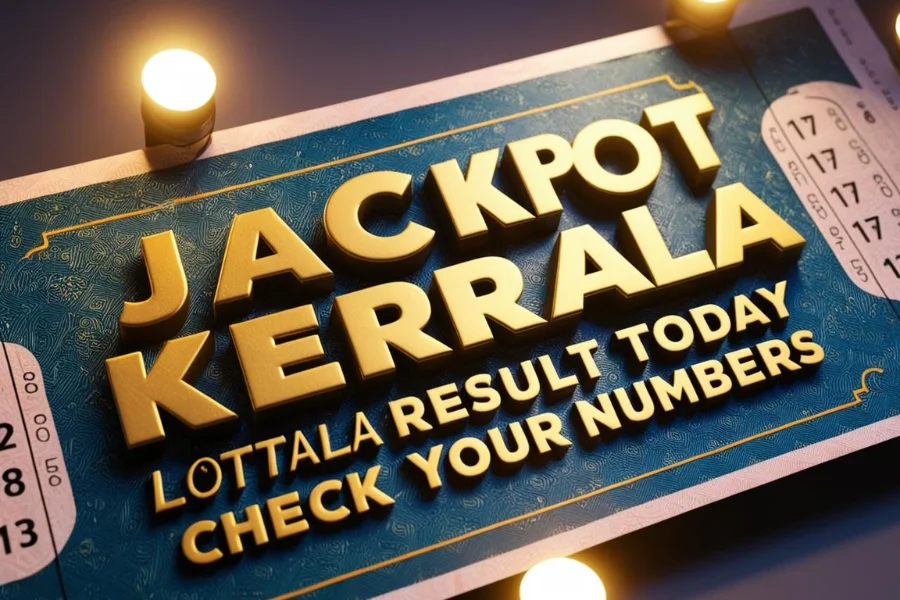 Jackpot Kerala Lottery Result Today